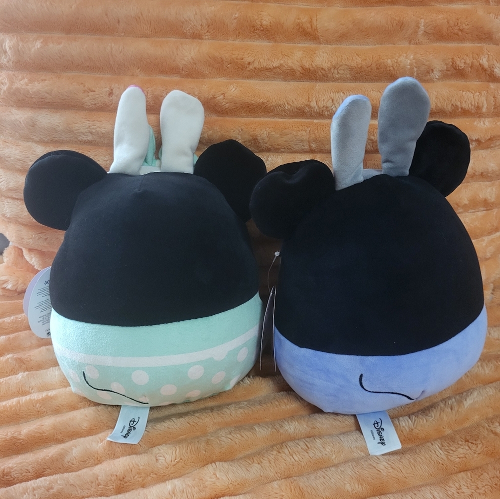 Mickey & Minnie Mouse Easter Squishmallow Bundle Nwt - Picture 3 of 4